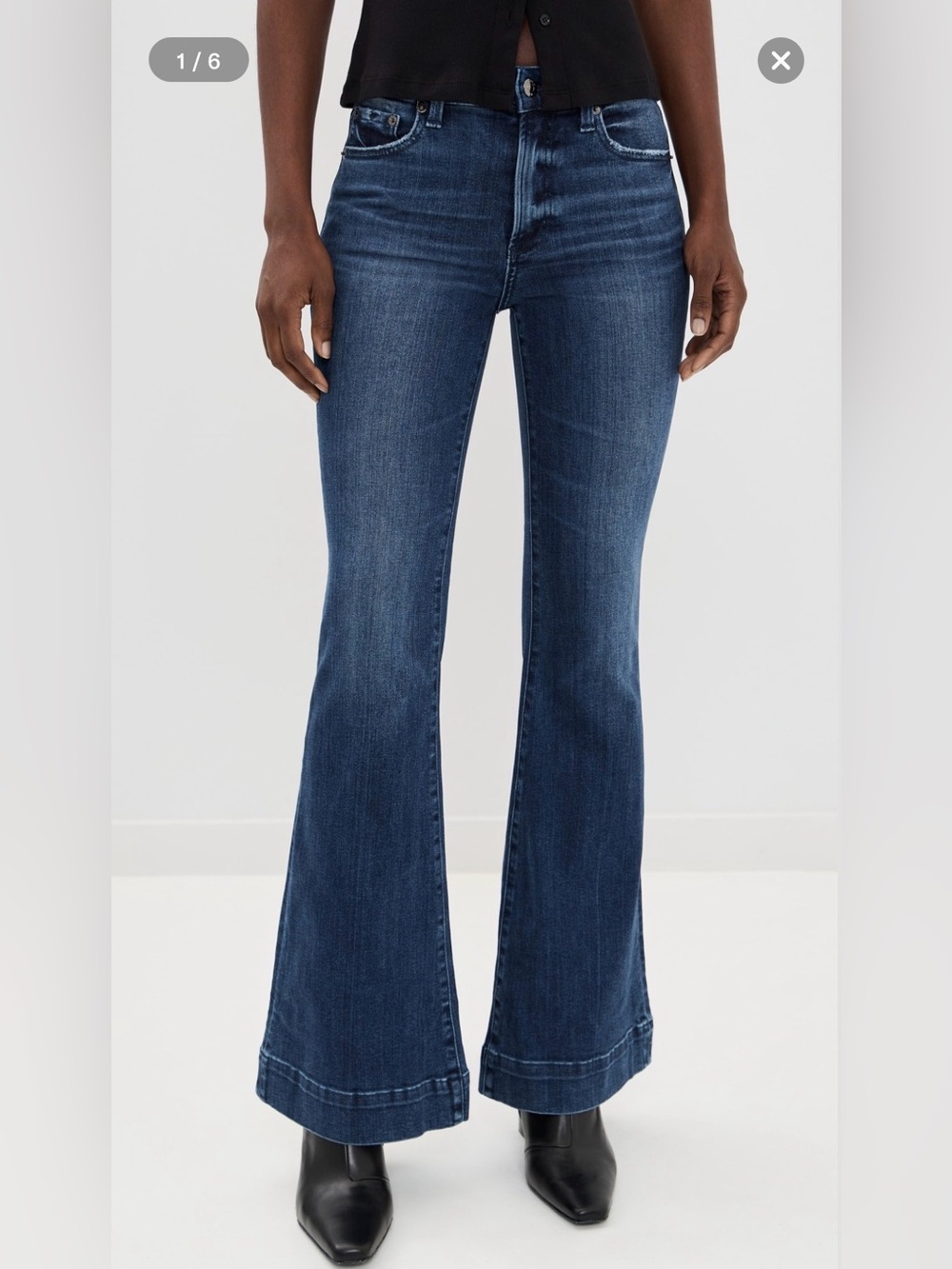 Pistola Kinsley Mid-Rise Ultra Flare Jean: Modern size 31  retro